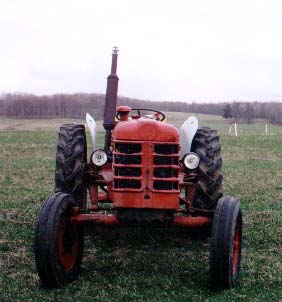 Tractor front view