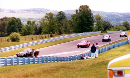 Race cars and scenery!