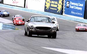 Group of Volvos racing